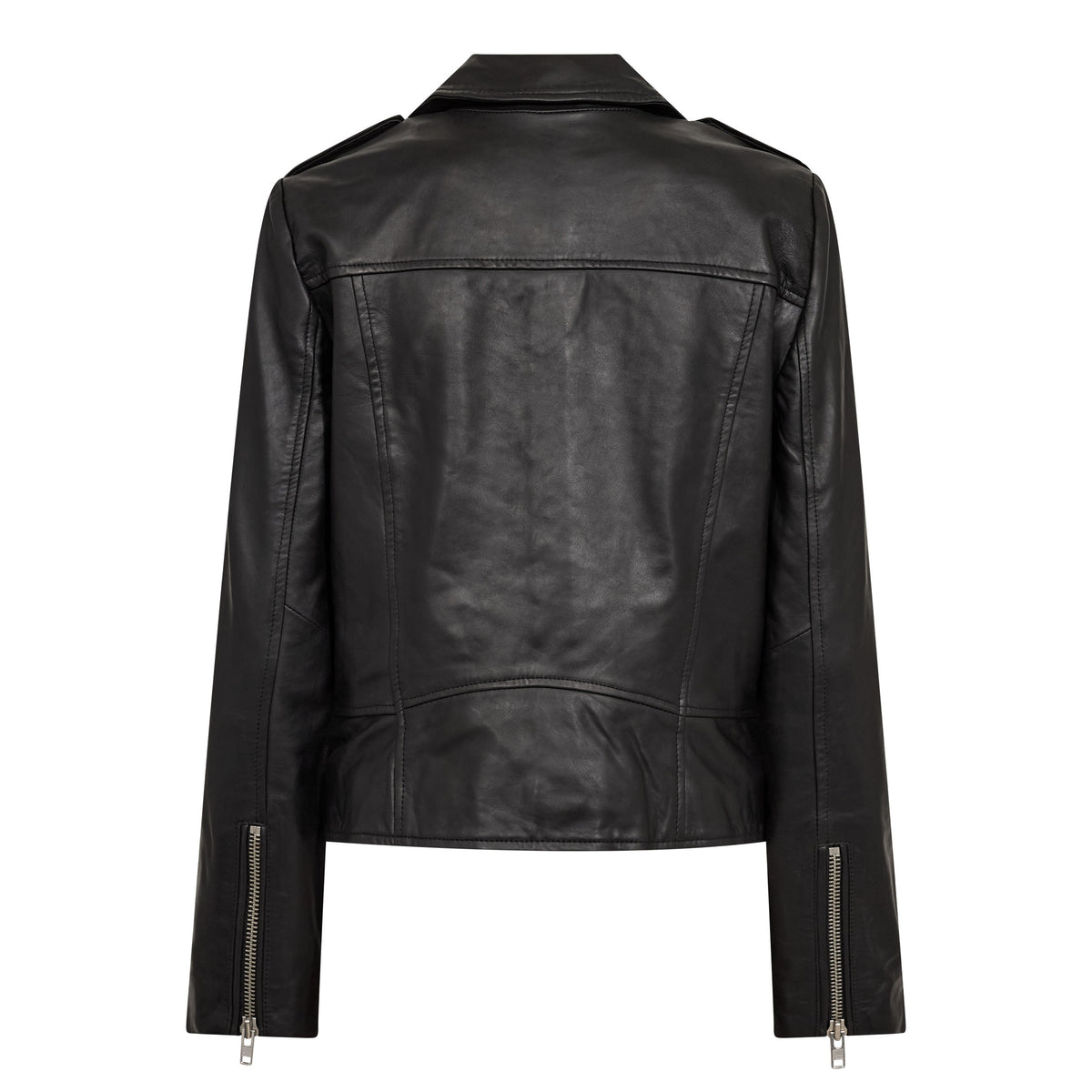 Co'Couture Phoebe Leather Biker Jacket Black