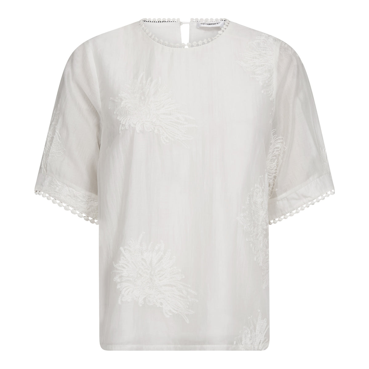 Co'Couture Nea SS O-Blouse White