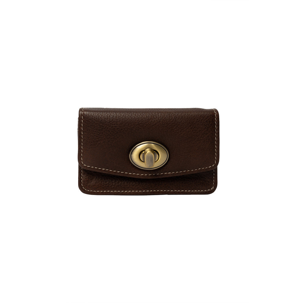 Moa Wallet Small Dark Brown