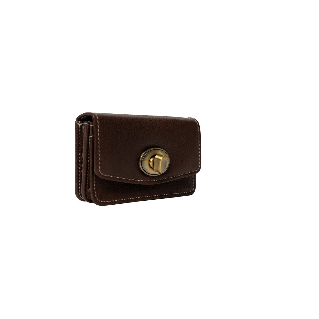 Moa Wallet Small Dark Brown