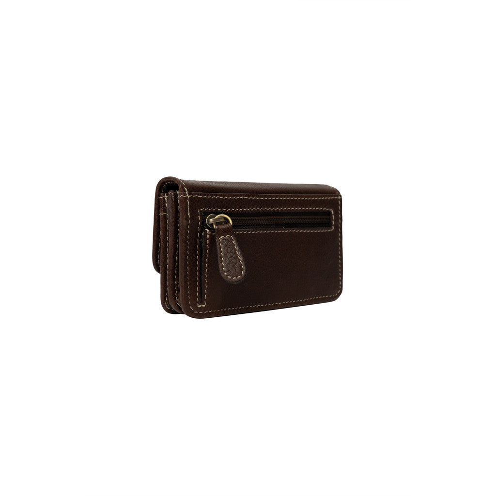 Moa Wallet Small Dark Brown