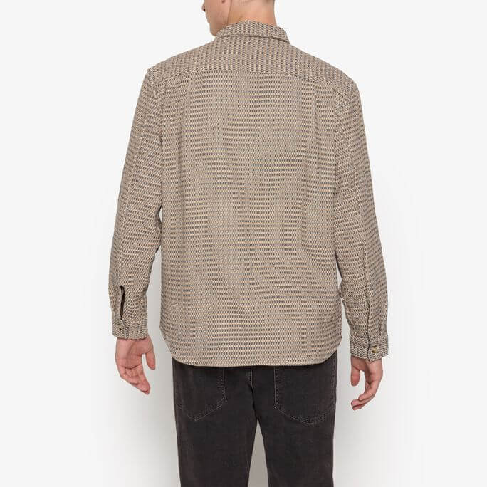 Palmer Basket Creamy Overshirt