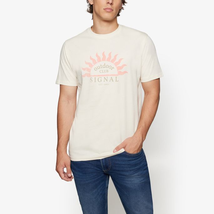 GabrielSi Front Print Ivory Crea
