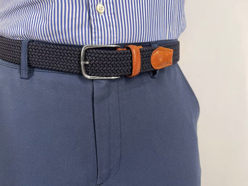 6806/35  Belt Navy ribbon