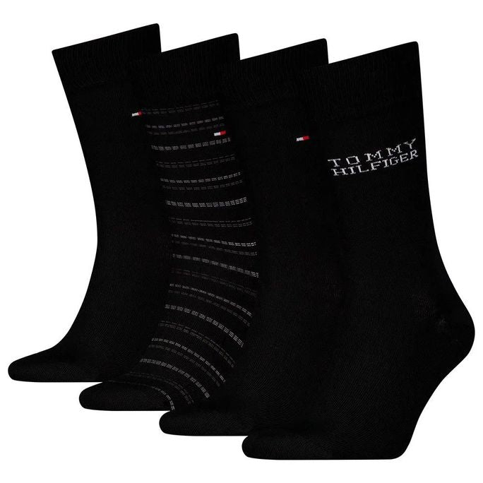 Th Men Sock 4p Tin Giftbox Black