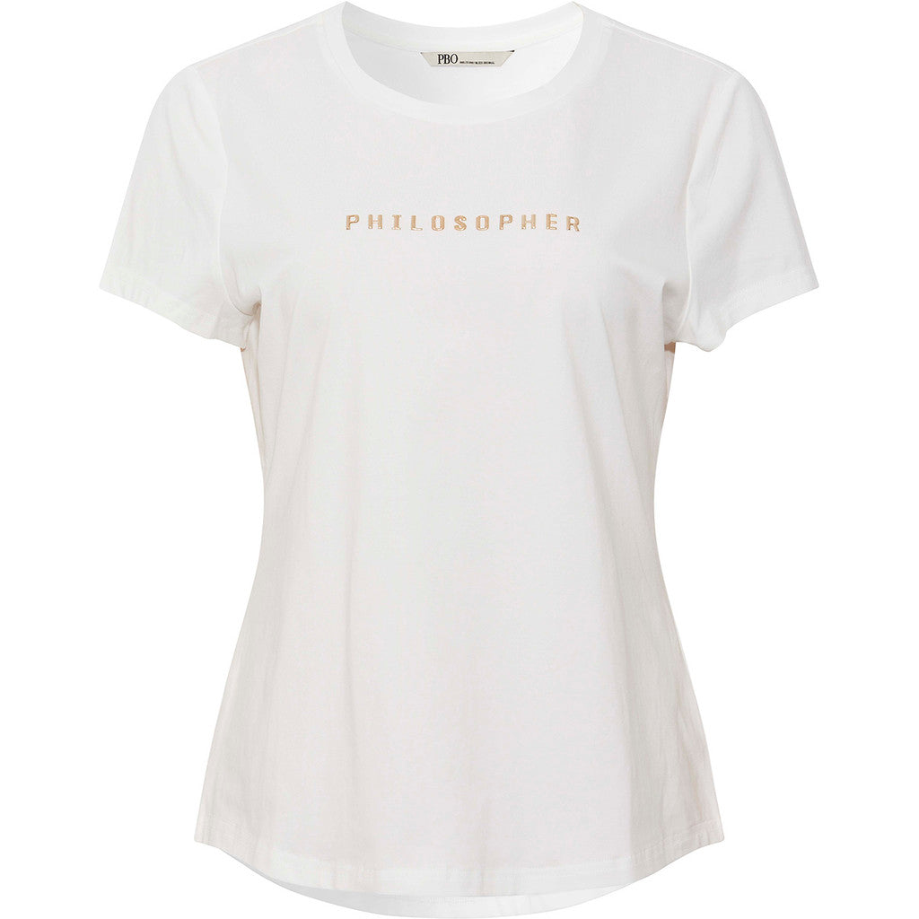 4360 Philosopher T-shirt Star White