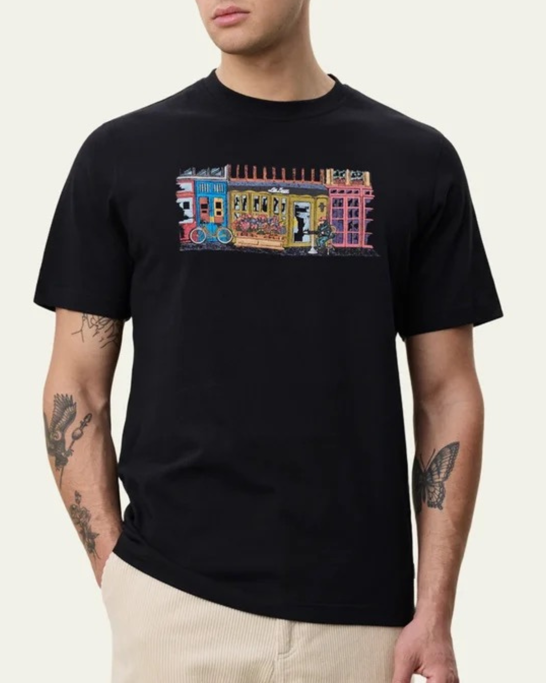 Les Deux Market T-Shirt Black