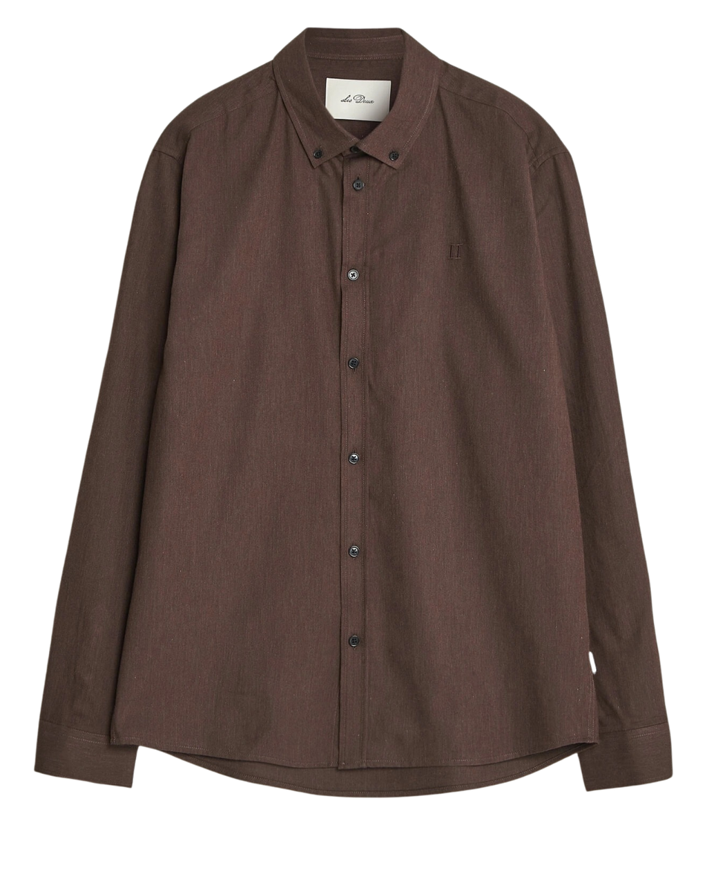 Les Deux Soft Flannel Overshirt Brown