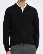 Only & Sons Onswyler Half Zip Polo Knit Black