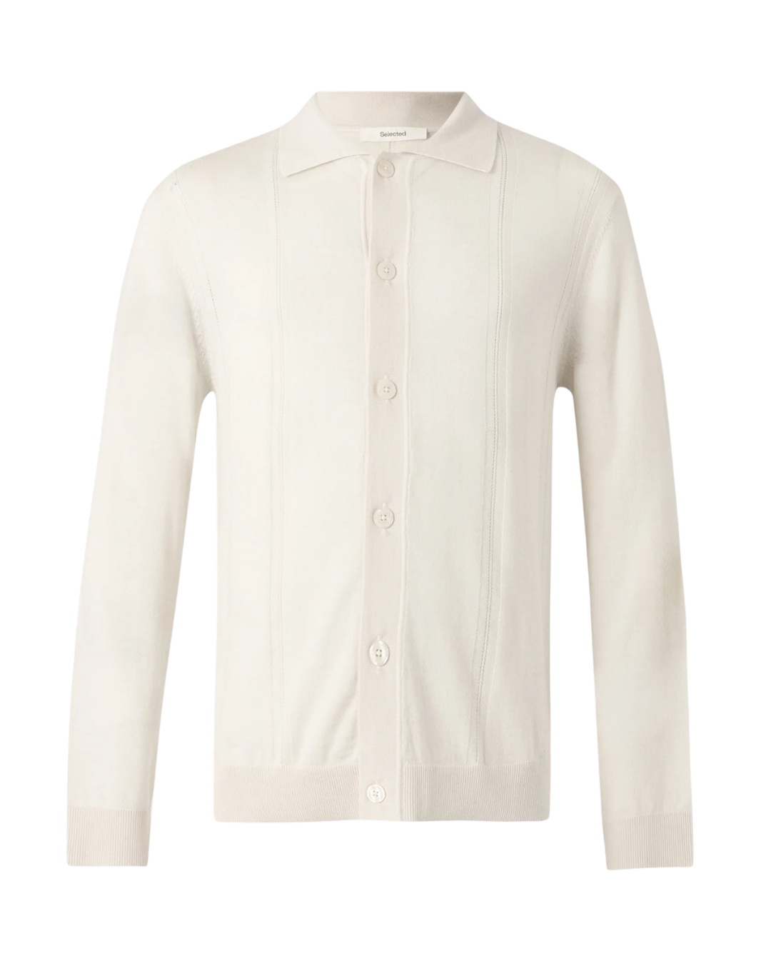 Selected SLMTRAY Cardigan Silver Birch