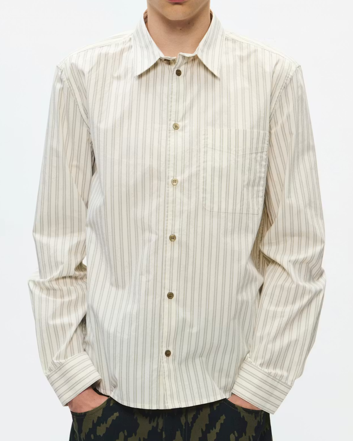 Wood Wood Adrian shirt Off White