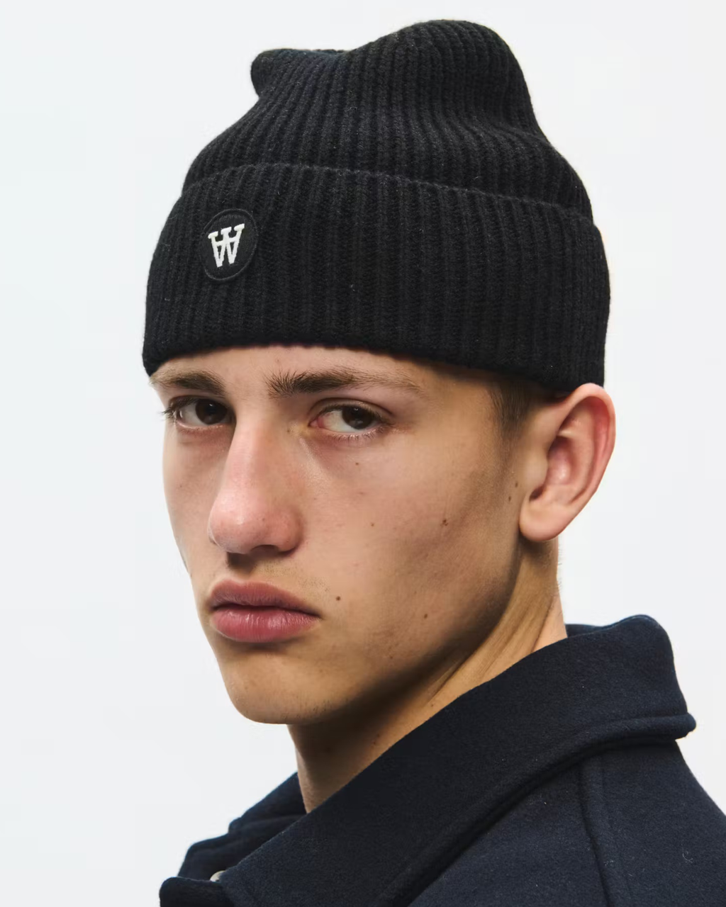 Wood Wood Vin beanie Black
