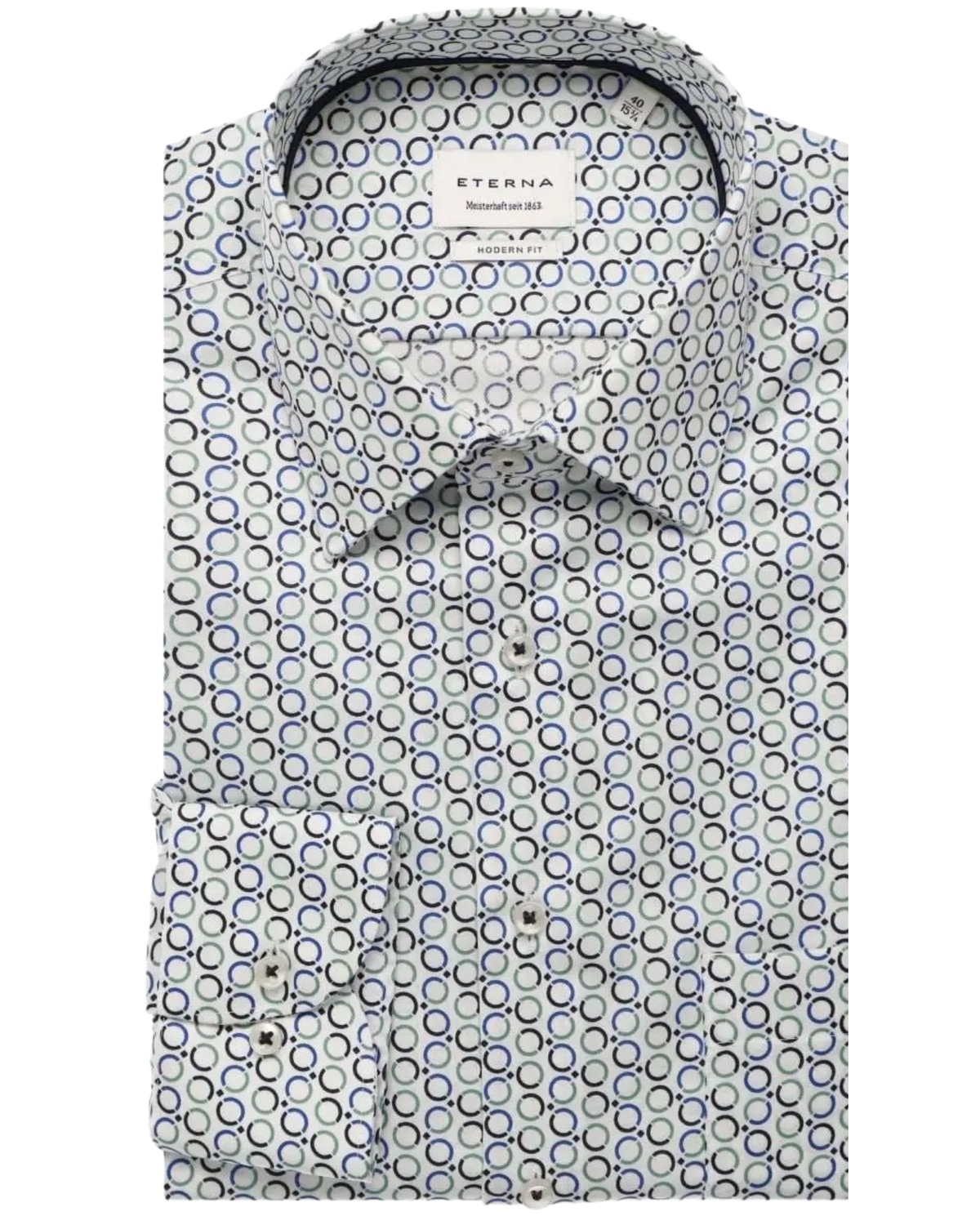 Eterna shirt 1375 X171 Blue