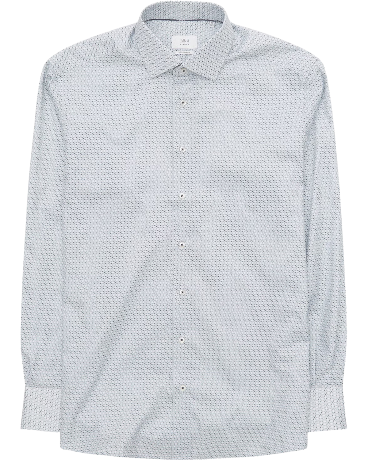 Eterna shirt 1370 X68K Blue/Green