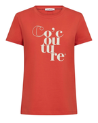 Co'Couture Tee Red/Beige