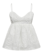 Co'Couture Leya Singlet Top White