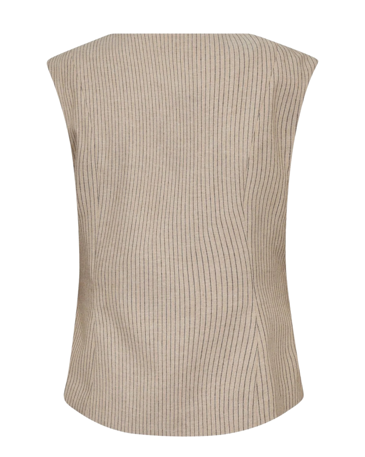 Co'Couture Nadine Fitted Vest Beige