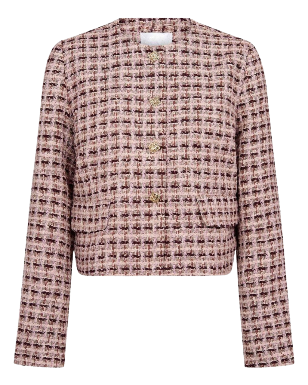 Co'Couture Tika Boucle Jacket Dusty Rose