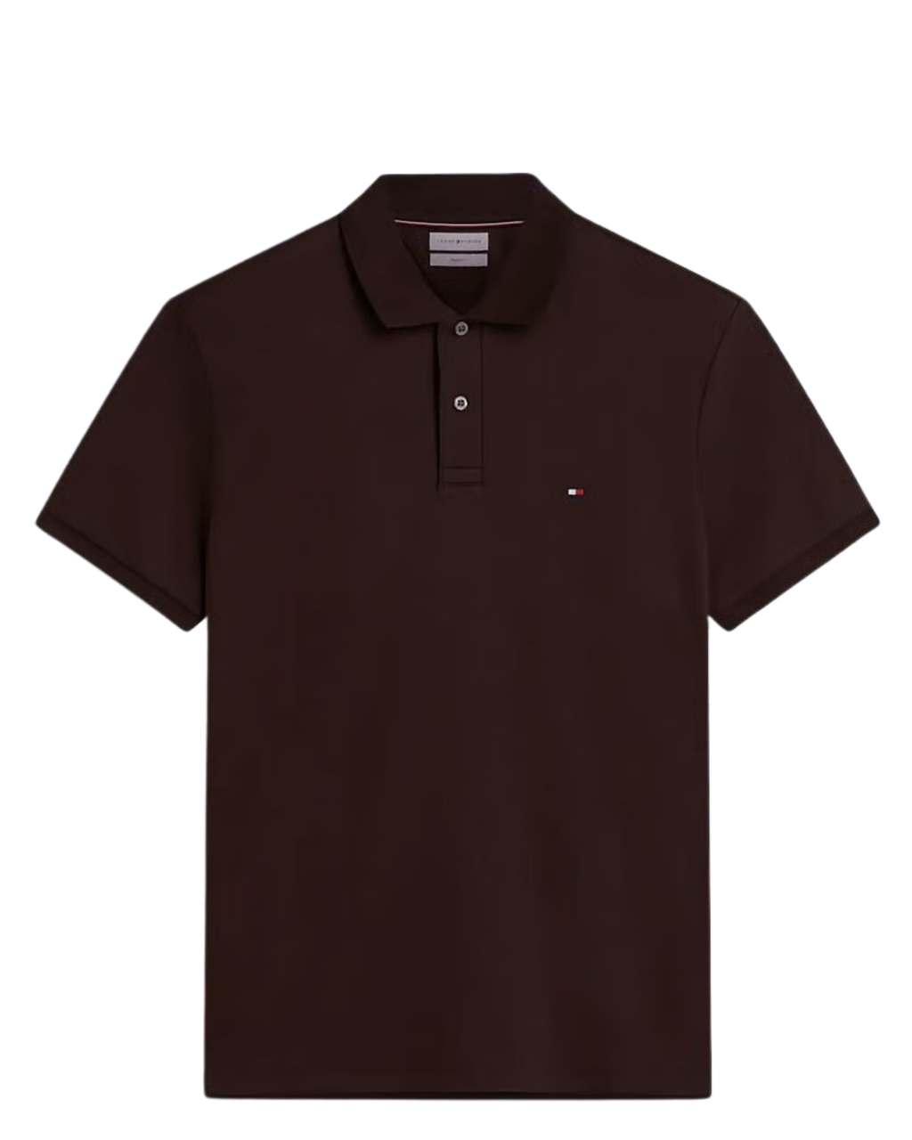 Tommy Hilfiger "SOFT TOUCH INTERLOCK" Polo Brown