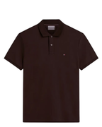 Tommy Hilfiger "SOFT TOUCH INTERLOCK" Polo Brown