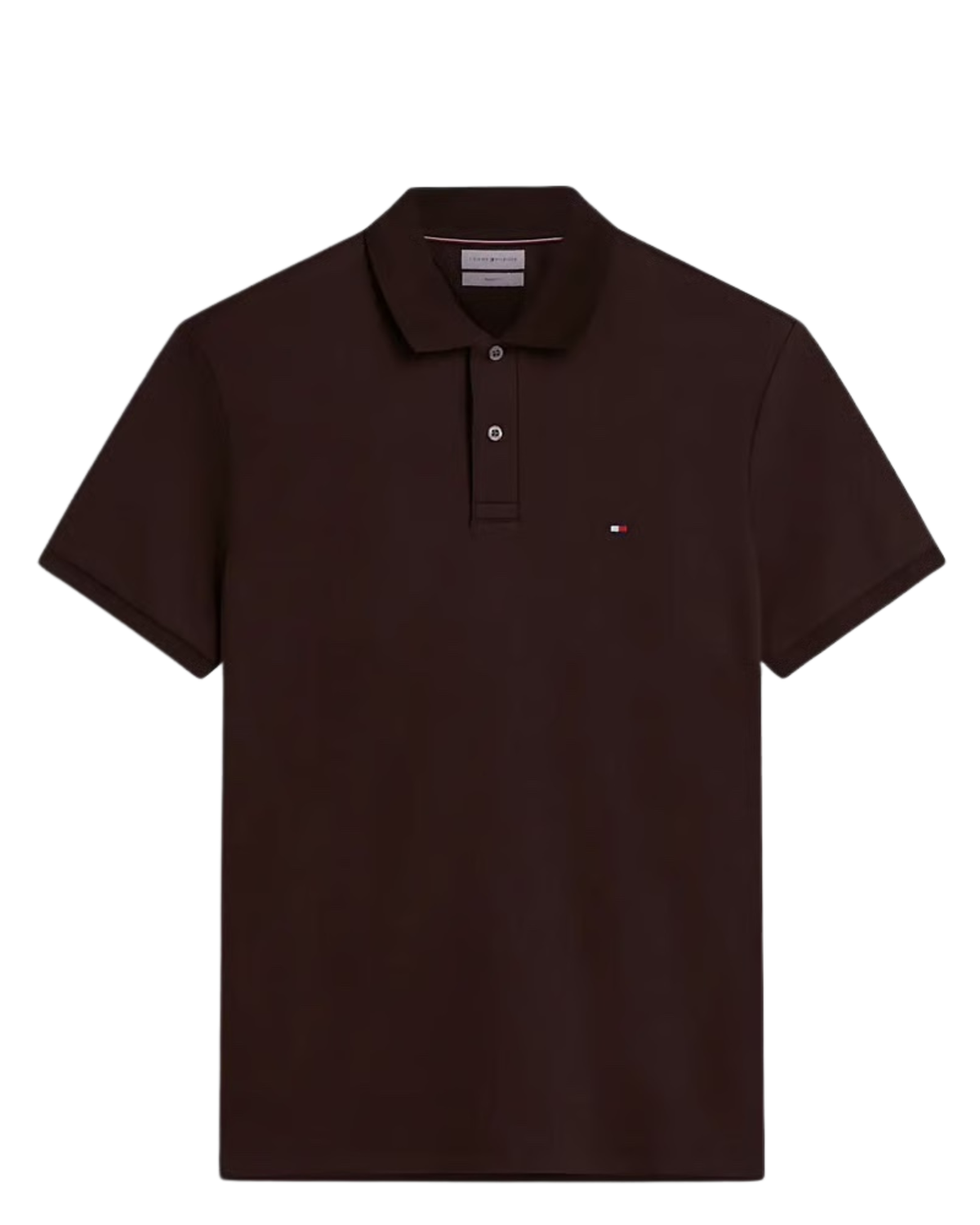 Tommy Hilfiger "SOFT TOUCH INTERLOCK" Polo Brown