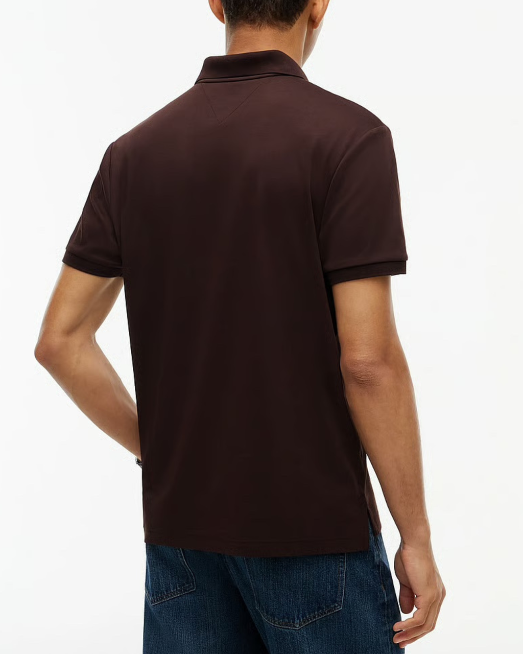 Tommy Hilfiger "SOFT TOUCH INTERLOCK" Polo Brown