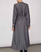 Co'Couture Lyvia Maxi Wrap Dress Mid Grey