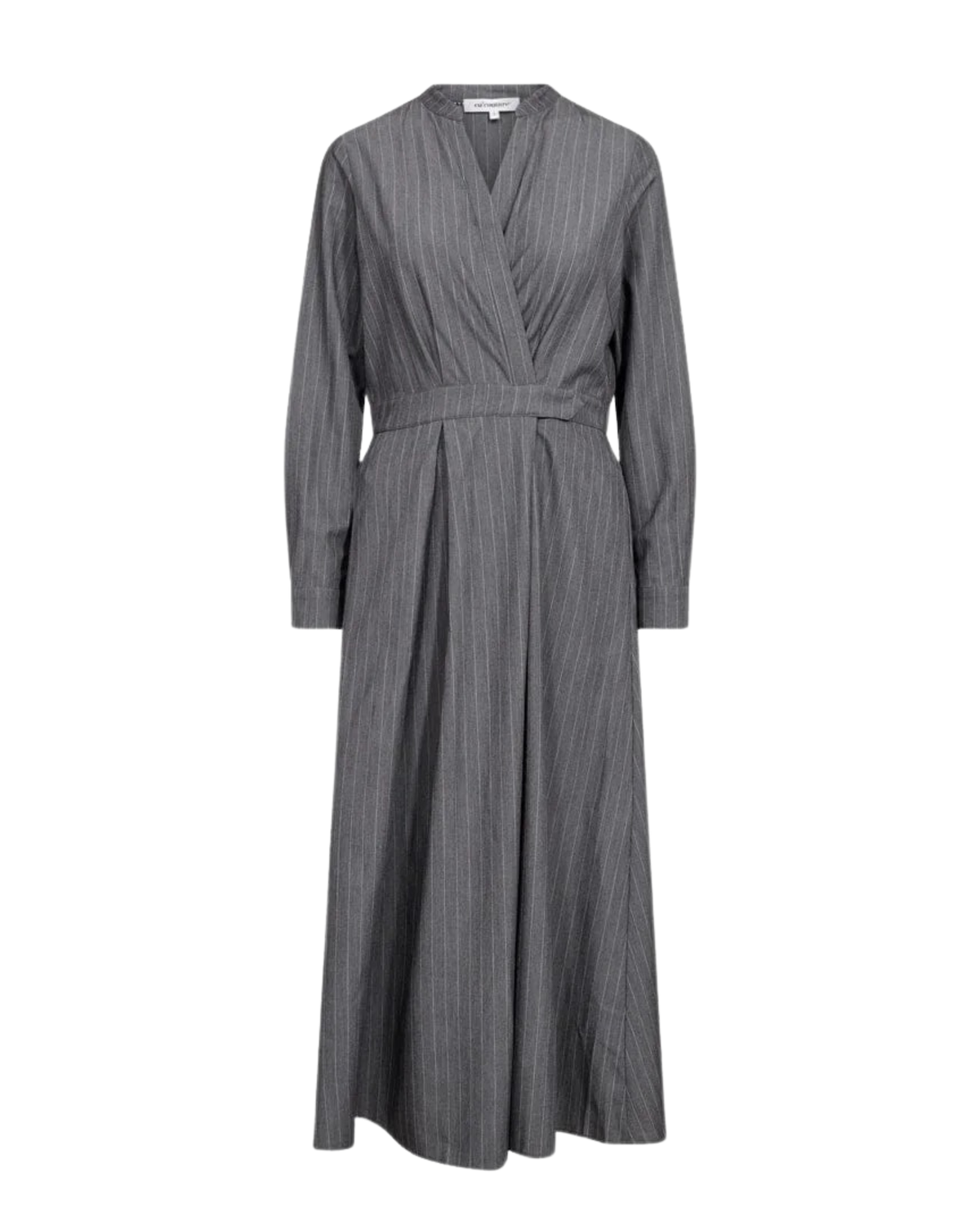 Co'Couture Lyvia Maxi Wrap Dress Mid Grey