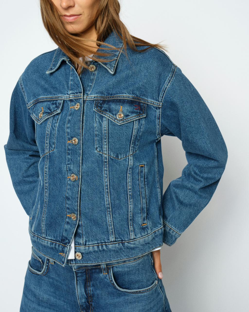 Mos Mosh Saima Authentic Jacket Blue