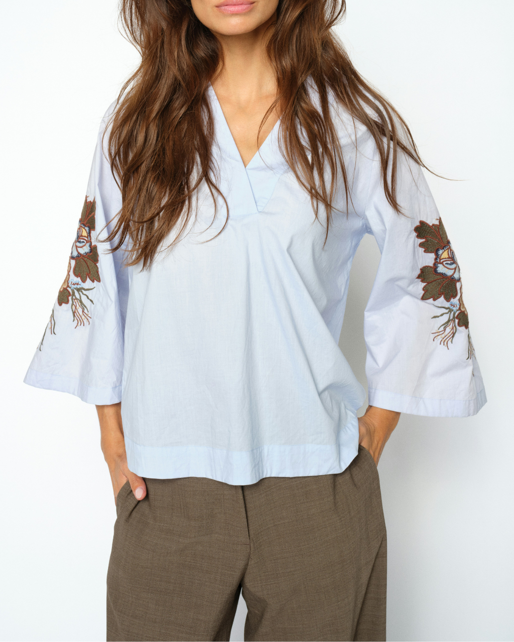 Mos Mosh Aleysa Popli Blouse Skyway