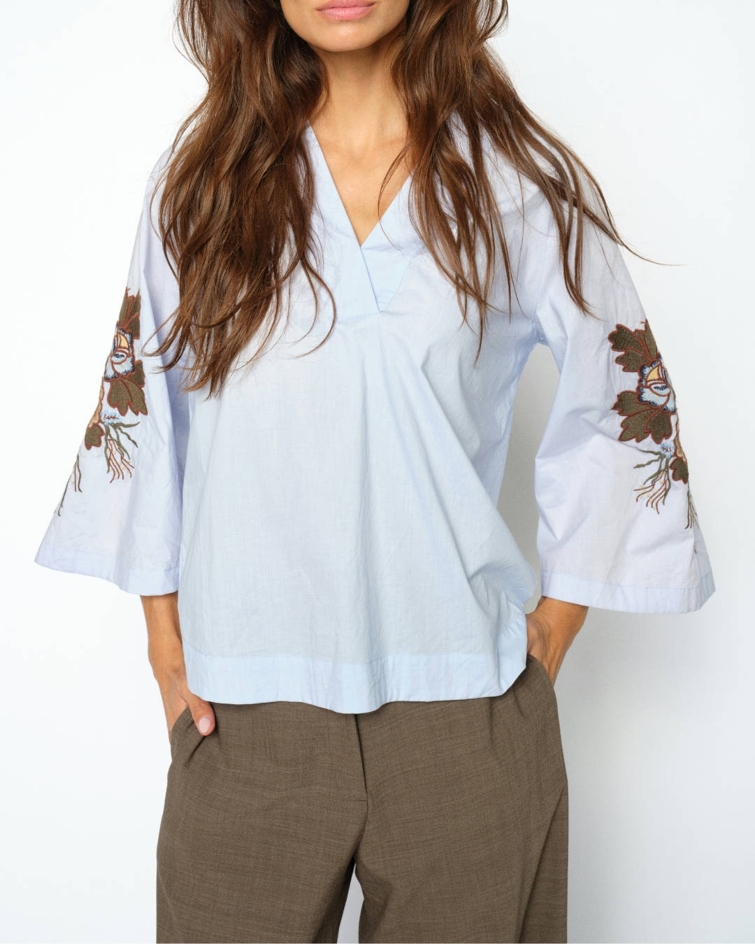 Mos Mosh Aleysa Popli Blouse Skyway