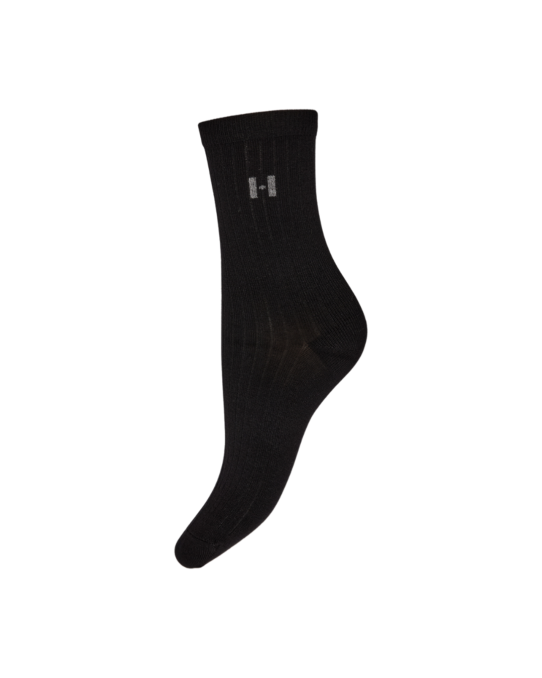 Hype The Detail Ankle Sock Rib W/H Black