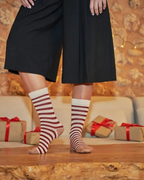 MP Denmark Jenny Socks Wine Red