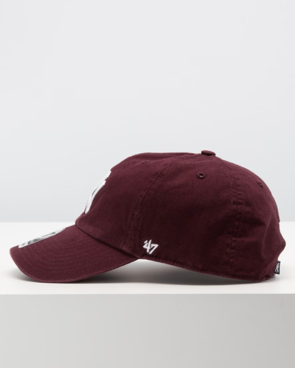 New York Yankees '47 Clean Up Cap Bordeaux