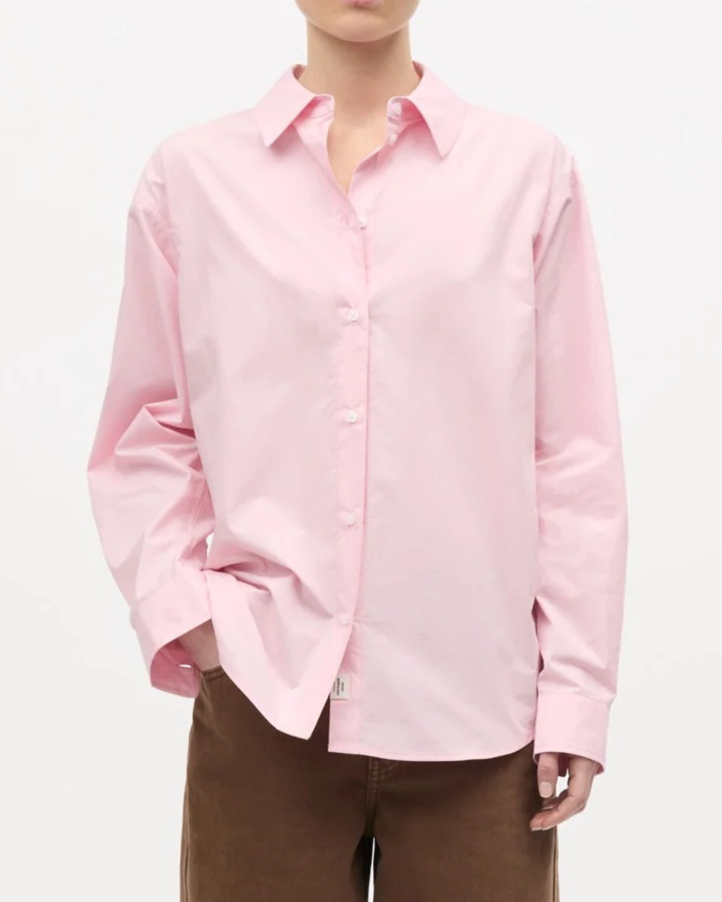 Mads Nørgaard Peach Poplin Shelly Shirt Pink