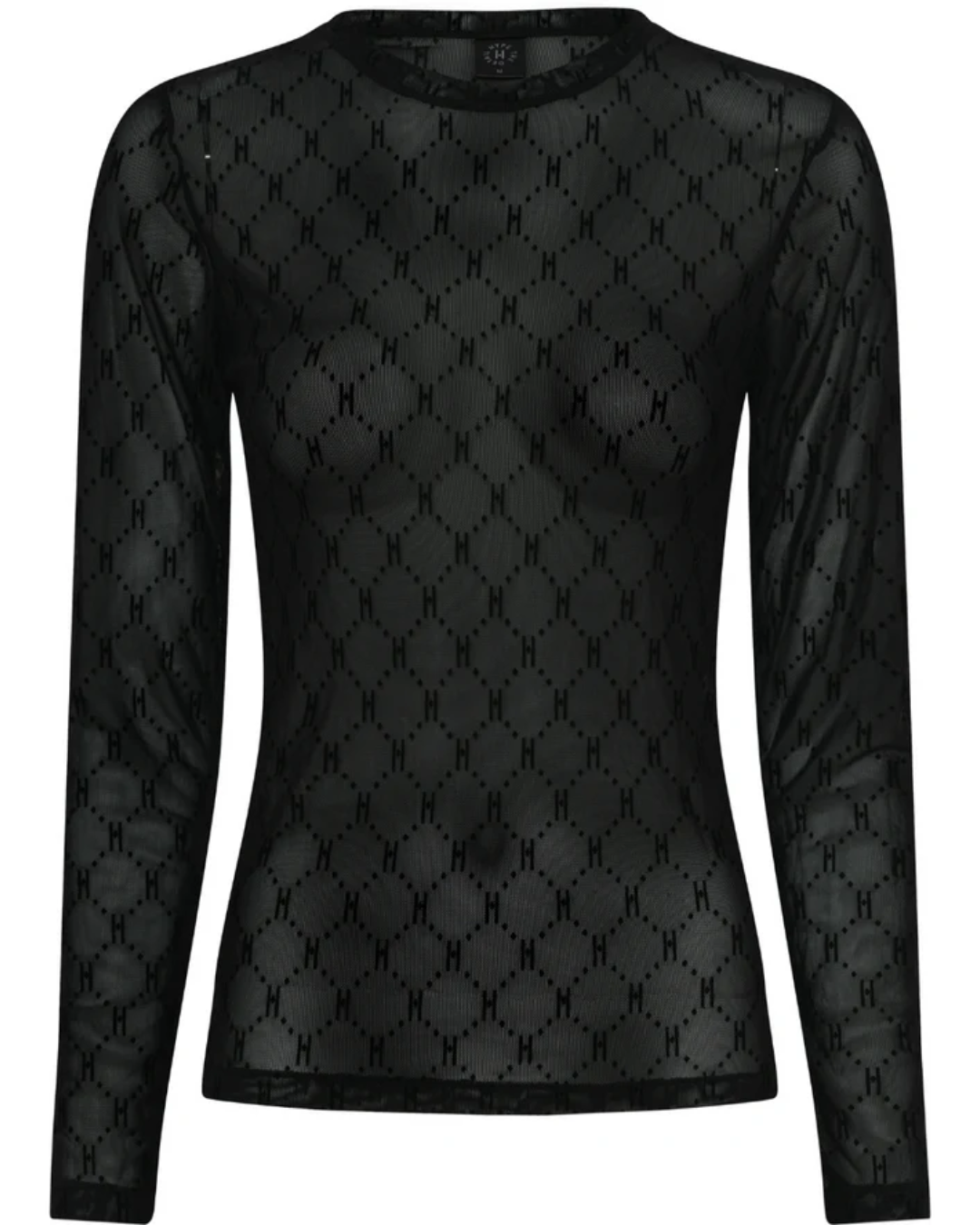 Hype The Detail Mesh Blouse Black