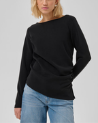 My Essentiel Wardrobe Helle Asymmetric Blouse Black
