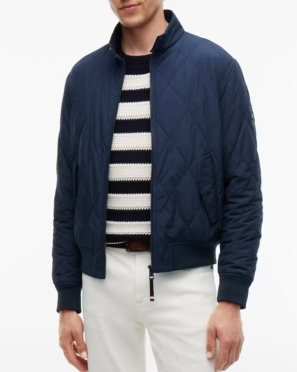 Tommy Hilfiger Packable Quilted Harrington Navy Blue