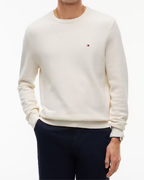 Tommy Hilfiger Essential Structure Crew Neck Ivory Petal
