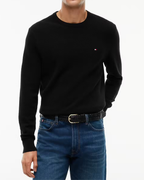 Tommy Hilfiger Essential Structure Crew Neck Black