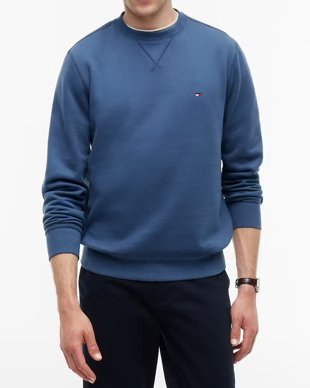 Tommy Hilfiger Ess Seasonal Fleece Crewneck Aegean Sea