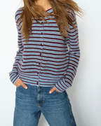 Mos Mosh Milvi Stripe Cardigan Port Royale