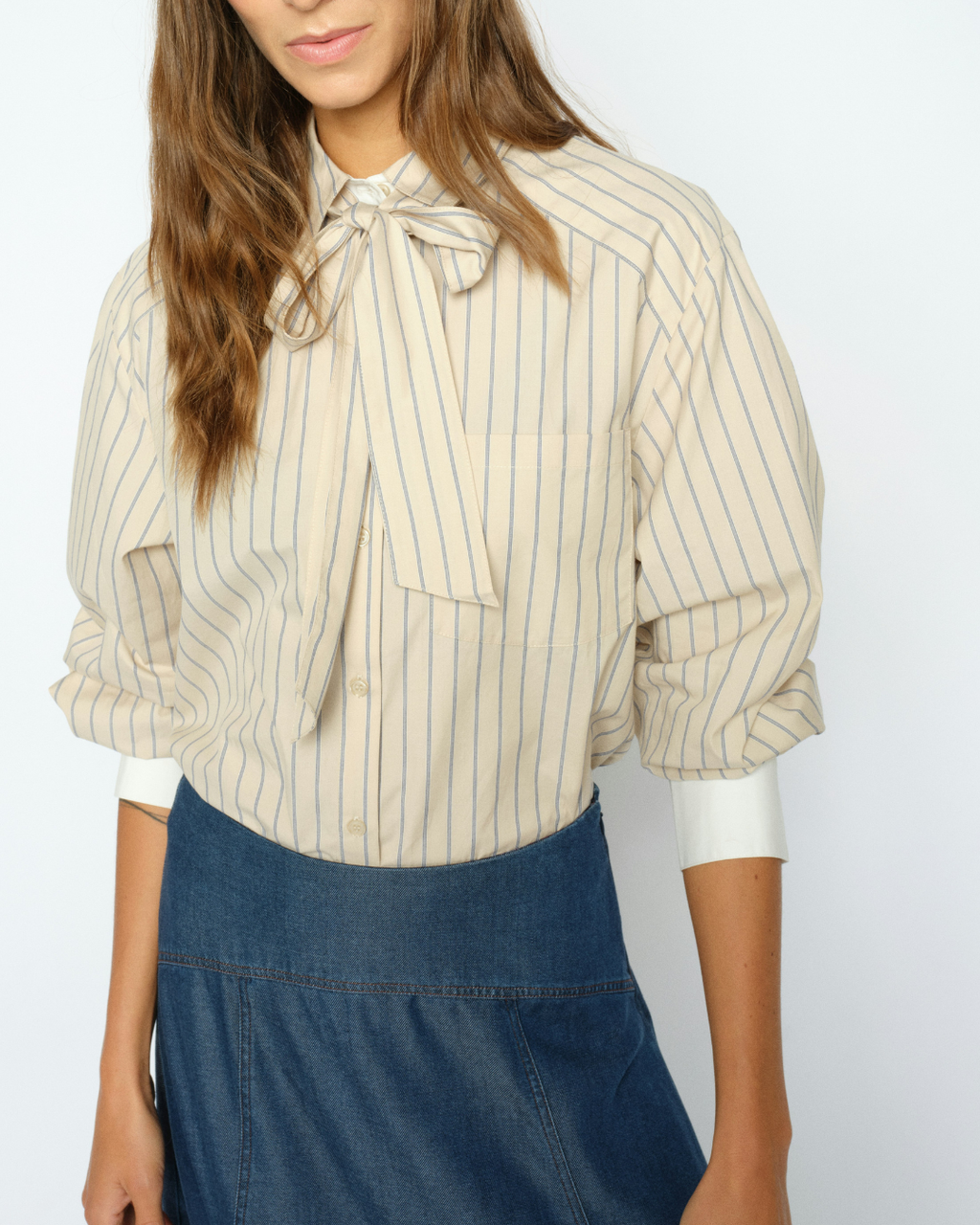 Mos Mosh Keeva Lilou Shirt Oxford Tan