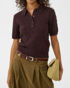 Gestuz Thilla Polo Pullover Móle Brown