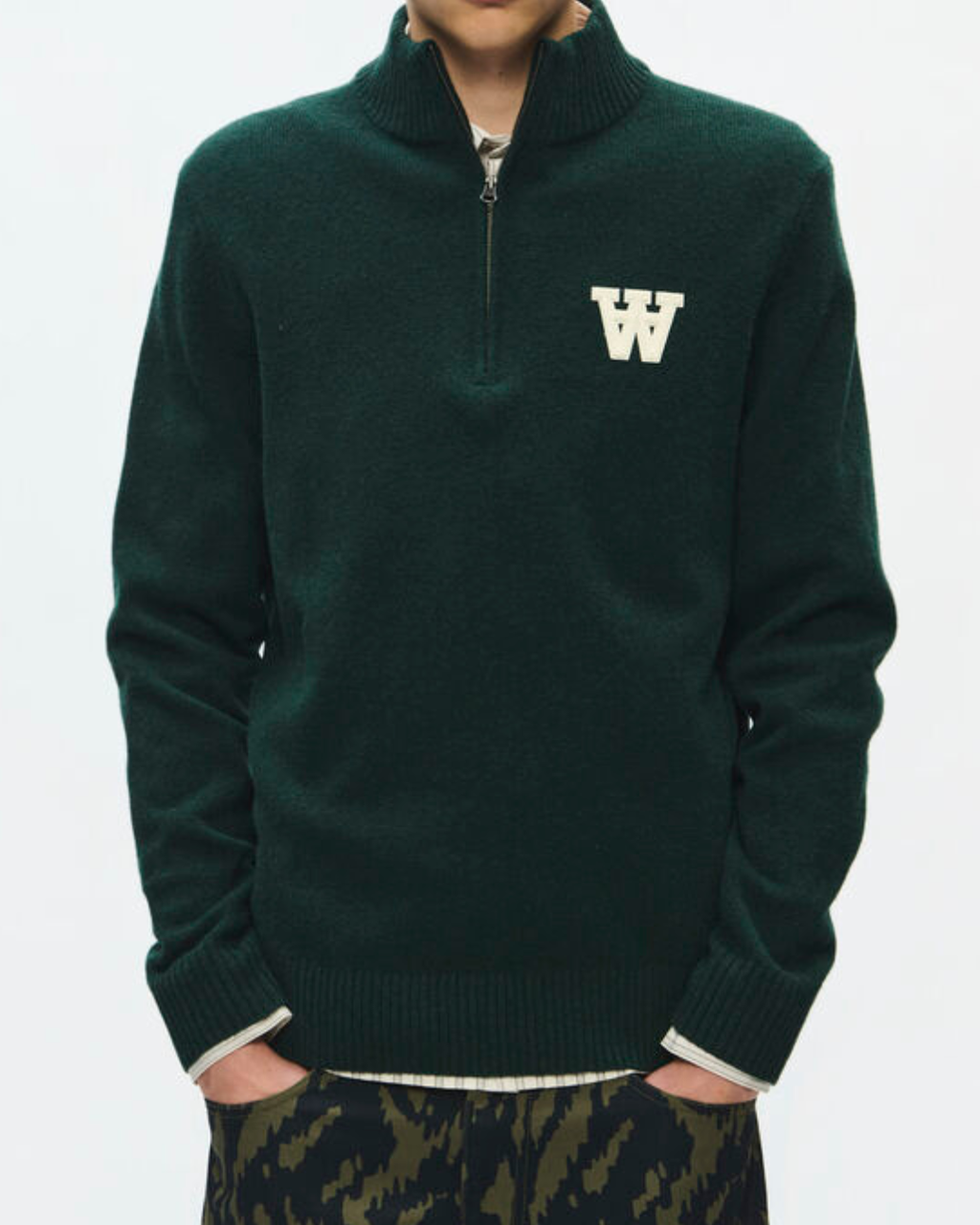 Wood Wood Tay Half Zipper Ponderosa Pine