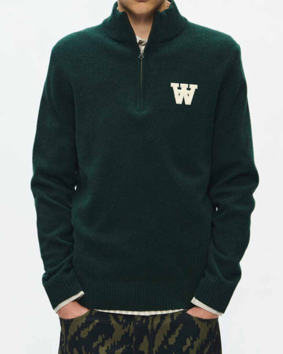 Wood Wood Tay Half Zipper Ponderosa Pine
