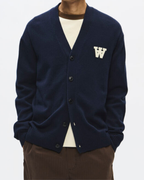 Wood Wood Tay Cardigan Salute Navy