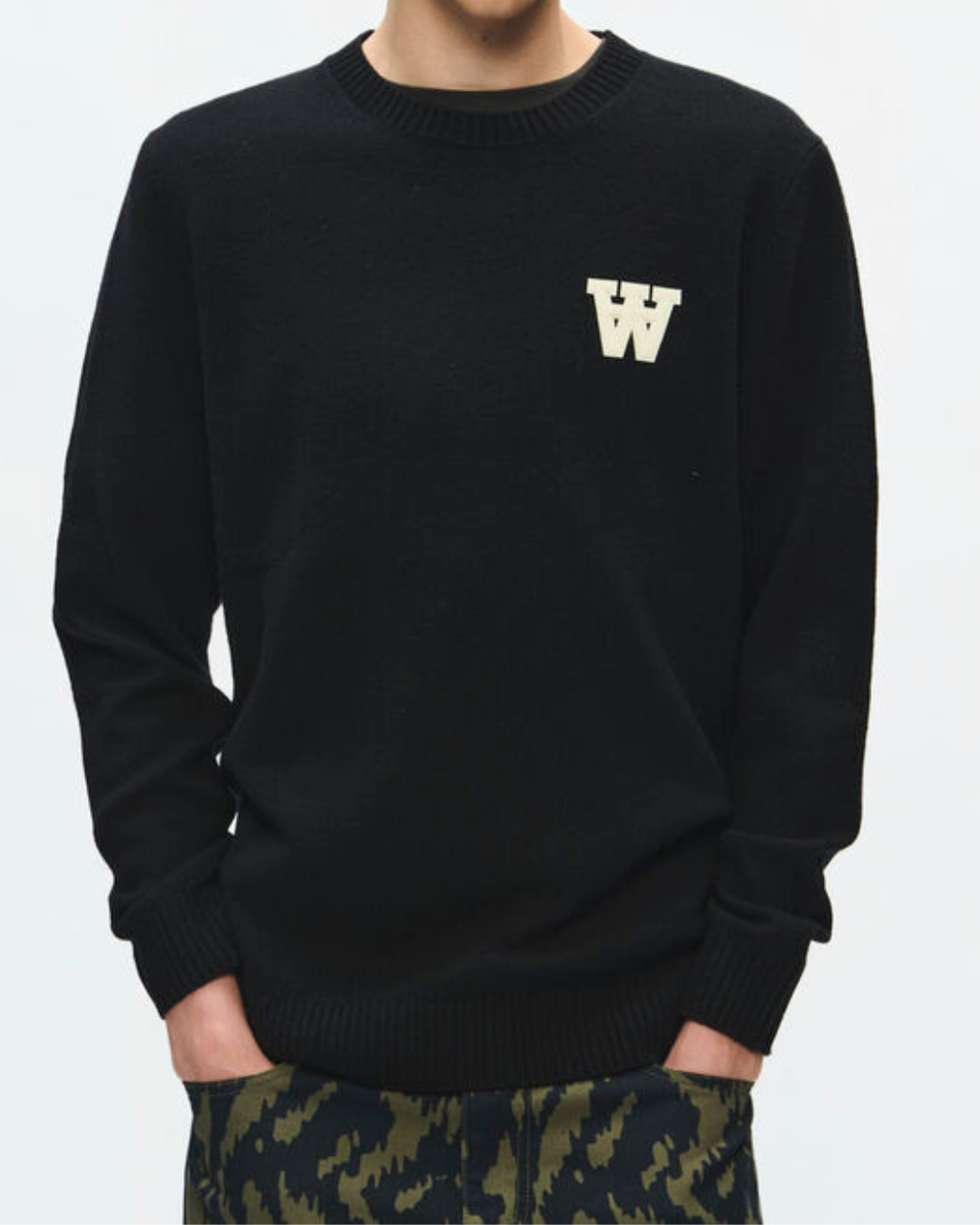 Wood Wood Tay L Knit Black
