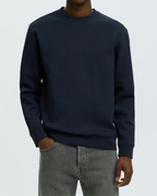 Selected Homme Tom Soft Crew Neck Sweat Sky Captain
