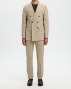 Selected Homme Slim Liam Pinstriped Habitbuks Sand